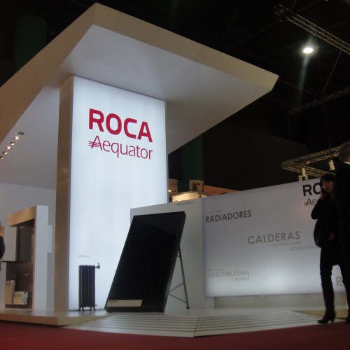 Stand Roca Aequator. Diseño María Eugenia Quiquisola. Ejecución: 30 diseño estratégico