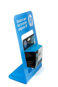 Exhibidores de mostrador HP cartuchos